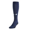 thumbnail image 1 of Under Armour Unisex Team Over the Calf Sock, 1 Pair 1270244 (Navy/White, M), 1 of 3
