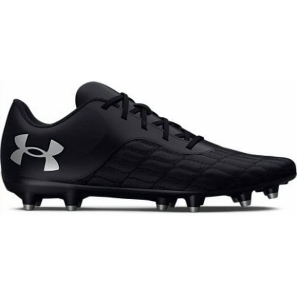 Under Armour Unisex UA Magnetico Select 3 FG Soccer Cleats Black/Black/Metallic Silver - 3027039-001