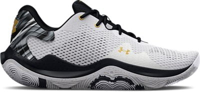 NEW UNDER ARMOUR unisex shoe spawn 4 basketball shoes in off-white Buy UNDER ARMOUR Unisex Off-White Spawn 4 Basketball Shoes  main image 2