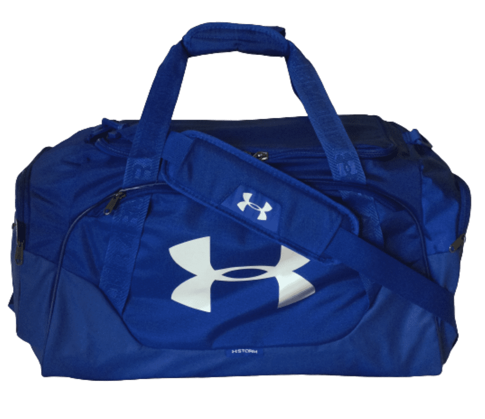 Under Armour 25.6 Water Resistant Medium Duffel Bag Royal Blue Silver Walmart