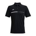 thumbnail image 1 of Under Armour 1370359 Men's Title Polo - Black White, 1 of 1