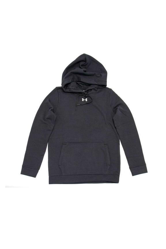 Men's UA Hustle Fleece Hoodie XLT Black