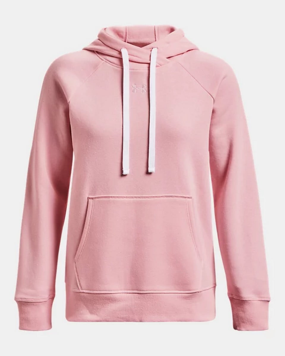 Under Armour Women'S Rival Fleece Hb Hoodie Pink Small 