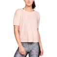 thumbnail image 1 of Under Armour Women Womens Fitness Running T-Shirt Orange L, 1 of 7