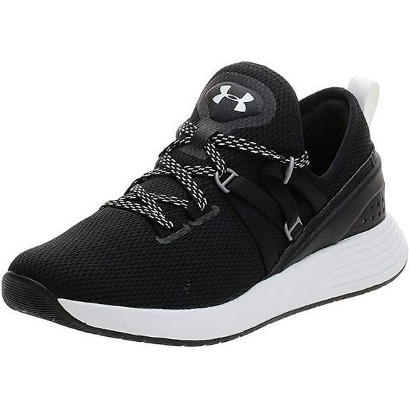 Under Armour Women's Breathe Trainer Sneaker, Black/White, 10 B(M) US