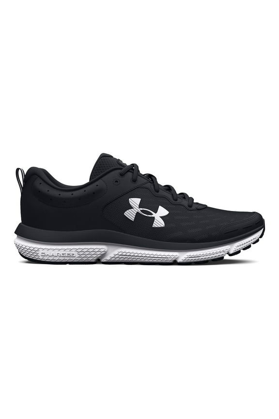 Women's Charged Assert 10 Running Shoes Black/Wht 8