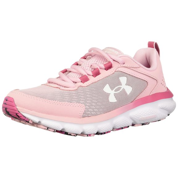 Under Armour Charged Assert 9 Mrbl D Pink / Black 3025951-600 Women's Size 7