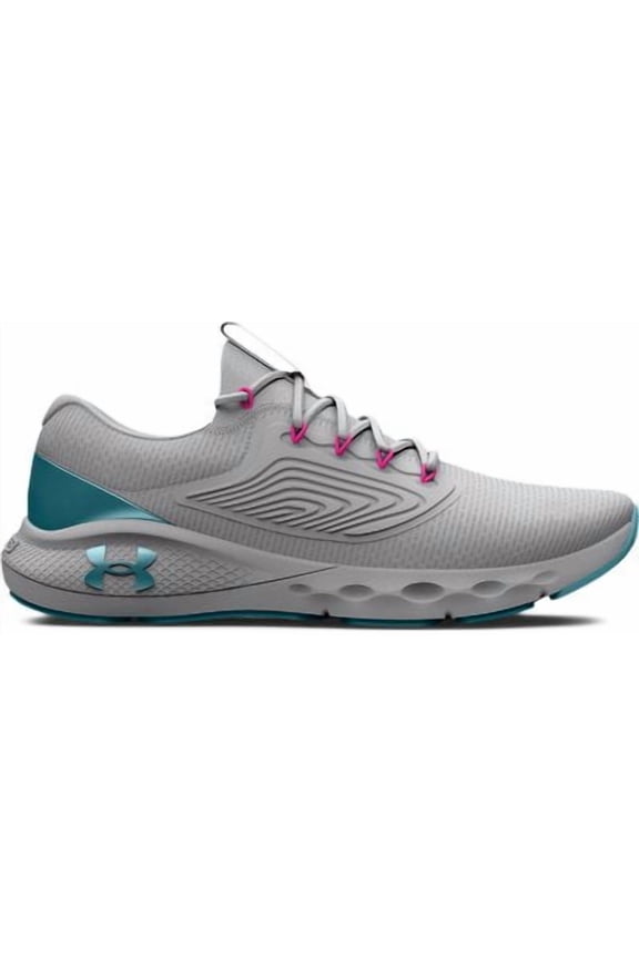 Women's UA Charged Vantage 2 Running Shoe Halo Gray/Still Water/Still Water - 3024884-103