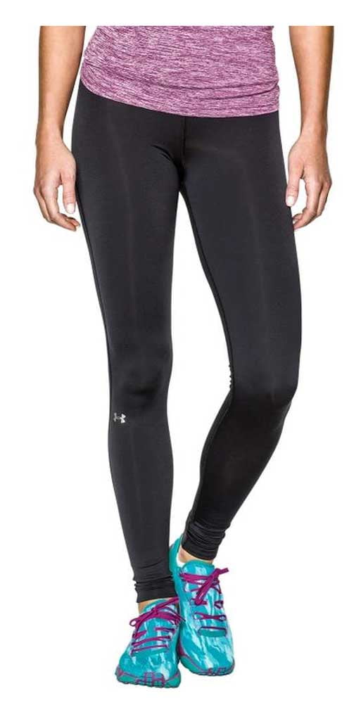 Under Armour Women's ColdGear Authentic Compression Leggings, Black/Metallic  Silver - X-Small at  Women's Clothing store