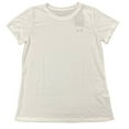 thumbnail image 1 of Under Armour Women's Crew Neck Performance Breathable Tech T-Shirt, 1277207 (White/Silver, XL), 1 of 2