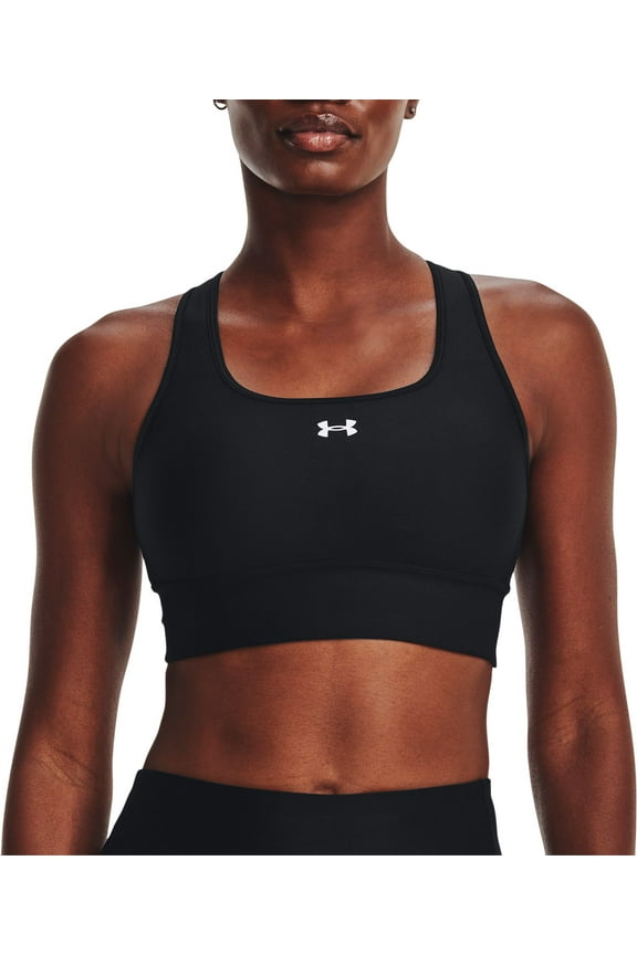 Women's Crossback Mid Long Line Sports Bra (Black, S)