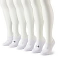 thumbnail image 1 of Under Armour Women's Cushioned No Show Socks, 6-Pairs, White, Medium, 1 of 4