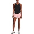 thumbnail image 1 of Under Armour Women's Fly By 2.0 Running Shorts Pink Size Large, 1 of 2