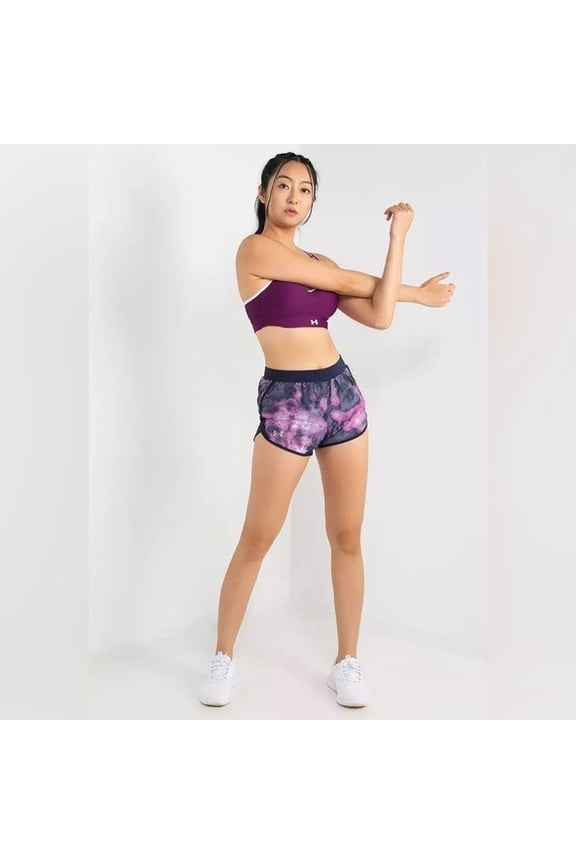 Women's Fly by 2.0 Printed Shorts Midnight Navy Jellyfish Size XS