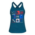 thumbnail image 1 of Under Armour Women's Freedom Collage Tactical Tank Top, Petrol Blue,XS - US, 1 of 4