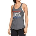 thumbnail image 1 of Under Armour Women's Freedom Usa Outdoor Tank Top, Pitch Gray,XS - US, 1 of 3