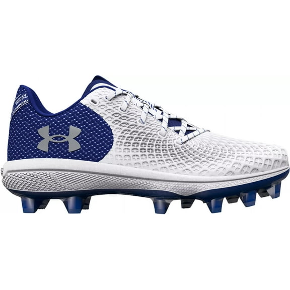 Under Armour Women's Glyde 2.0 Mt TPU Softball Shoes 8 White/Royal