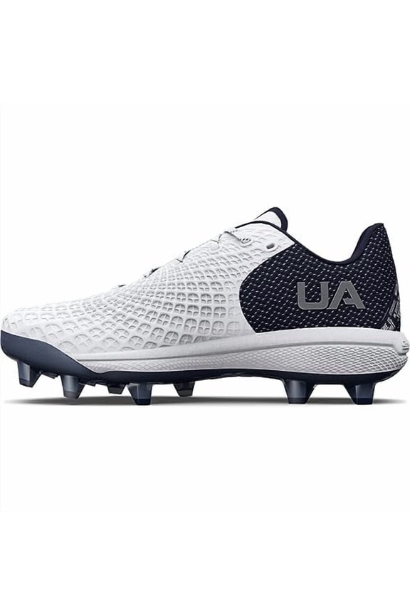 Women's Glyde 2.0 Mt TPU Softball Shoes 9 White/Midnight Navy/Metallic Silver