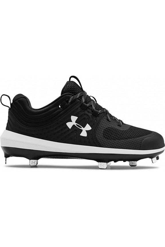Women's Glyde Low Metal Softball Cleats BLACK | WHITE SZ 6.5