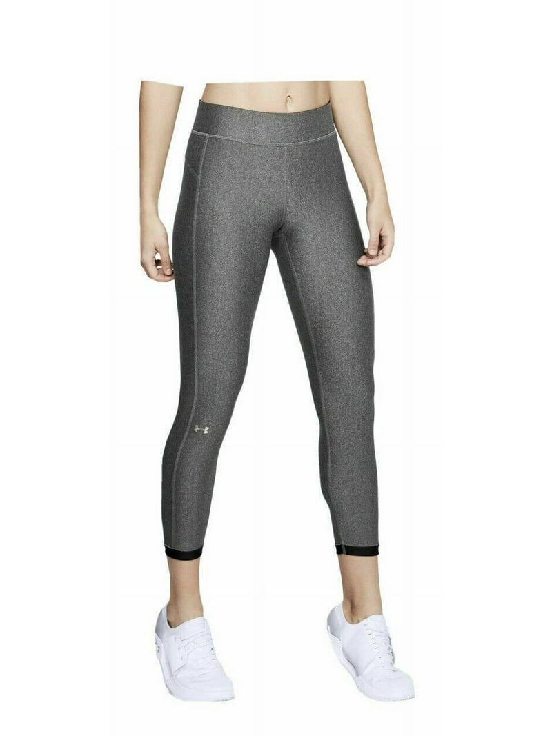Under Armour Women's HeatGear Armour Ankle Crop Leggings,Metallic