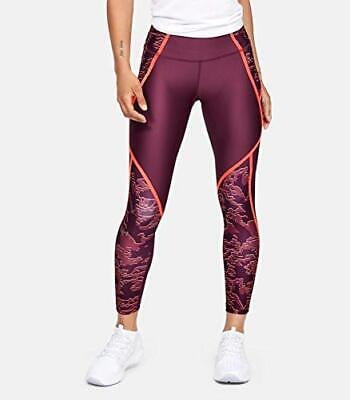 NWT UNDER ARMOUR HeatGear® Edgelit Print Ankle Crop Compression Legging Sz  S/M