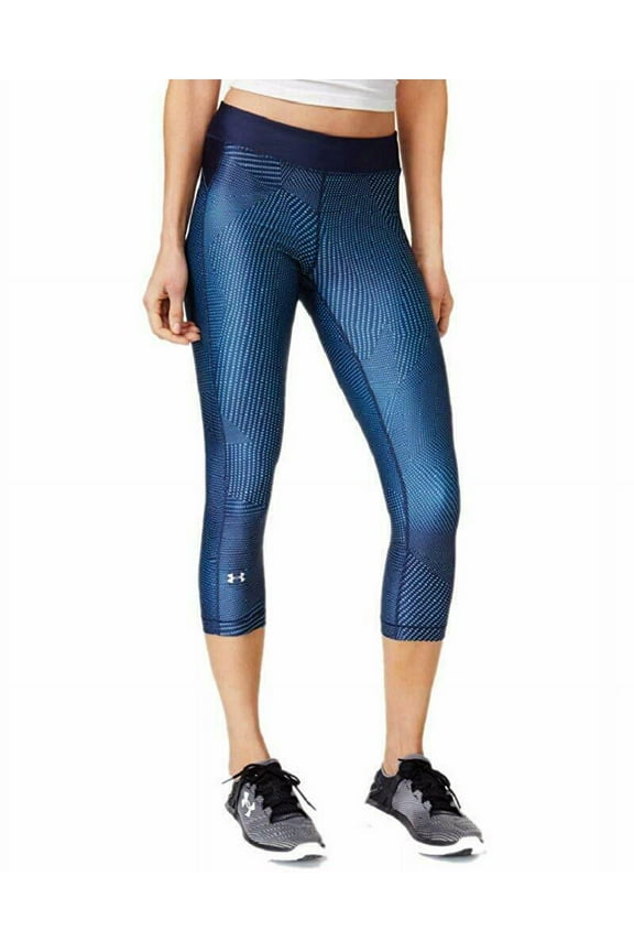 Women's HeatGear Armour Printed COMPRESSION Capri - NEW