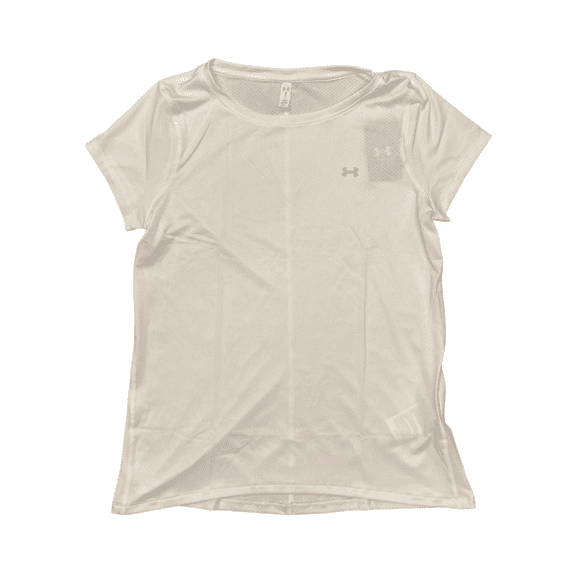 Under Armour Women's HeatGear Armour Tee (White, Medium)