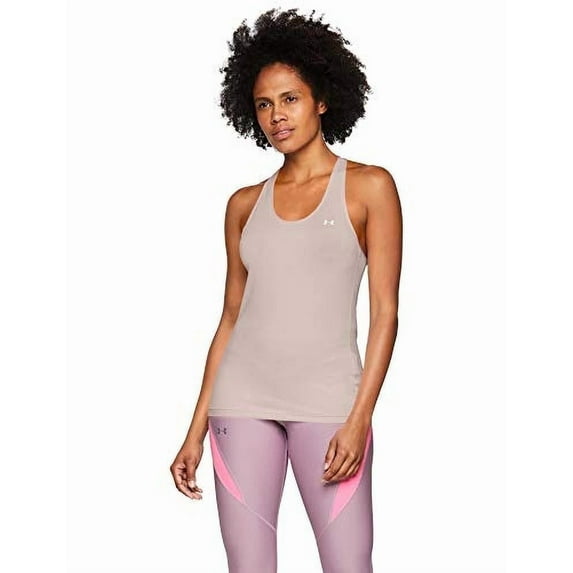 Under Armour Women's HeatGear Moisture Wicking Armour Racer Tank Top (Dash Pink, XXL)