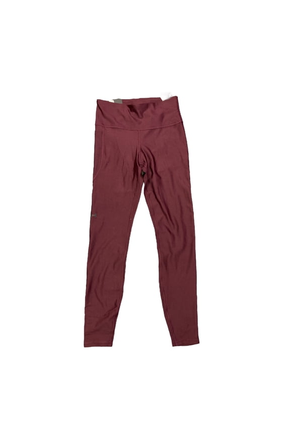 Women's Heatgear High Rise No Slip Waist Moisture Wicking Legging (Maroon, XS)