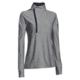 thumbnail image 1 of Under Armour Women's Hotshot 1/2 Zip Pullover Midnight Navy, Gray Heather, XL, 1 of 1