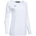 thumbnail image 1 of Under Armour Women's Hustle Fleece Crew WHITE | GRAPHITE 2XL, 1 of 1