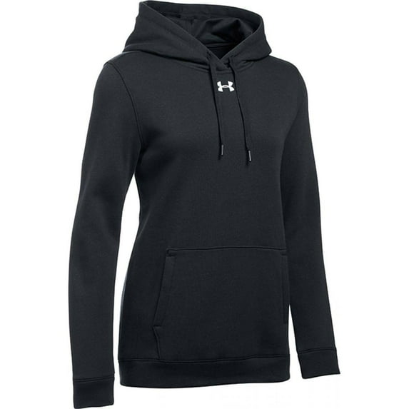 Under Armour Women's Hustle Hoodie Black | White 3XL