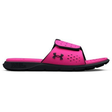 Under Armour Women's Ignite Pro Slides Rebel Pink/Black/Black - 3026027-600