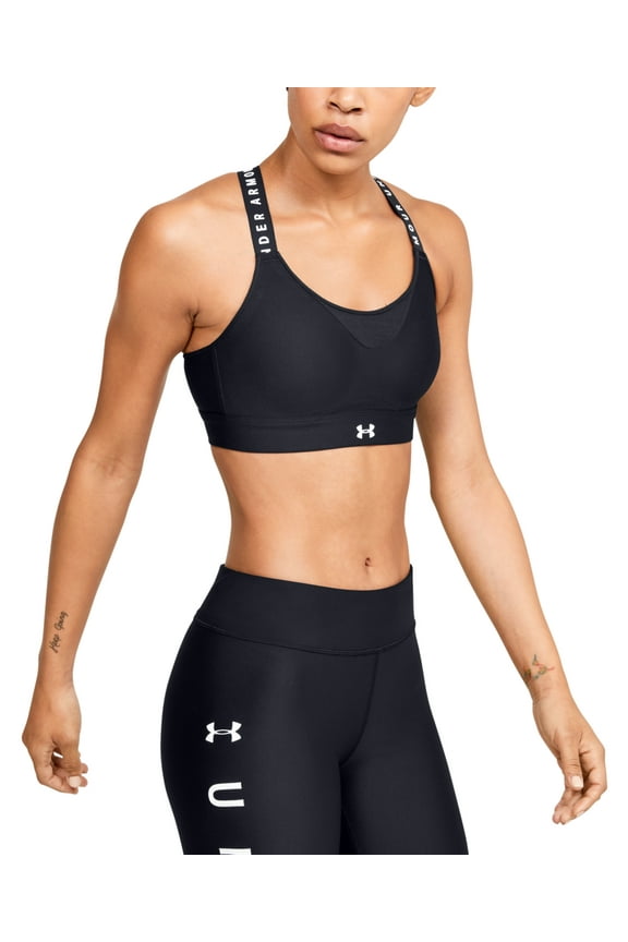 Women's Infinity High Sports Bra, Black \ White,XS - US