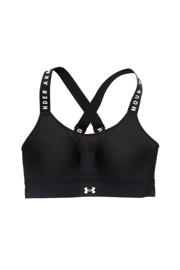 Women's Infinity High Sports Bra, Black \ White,XS - US