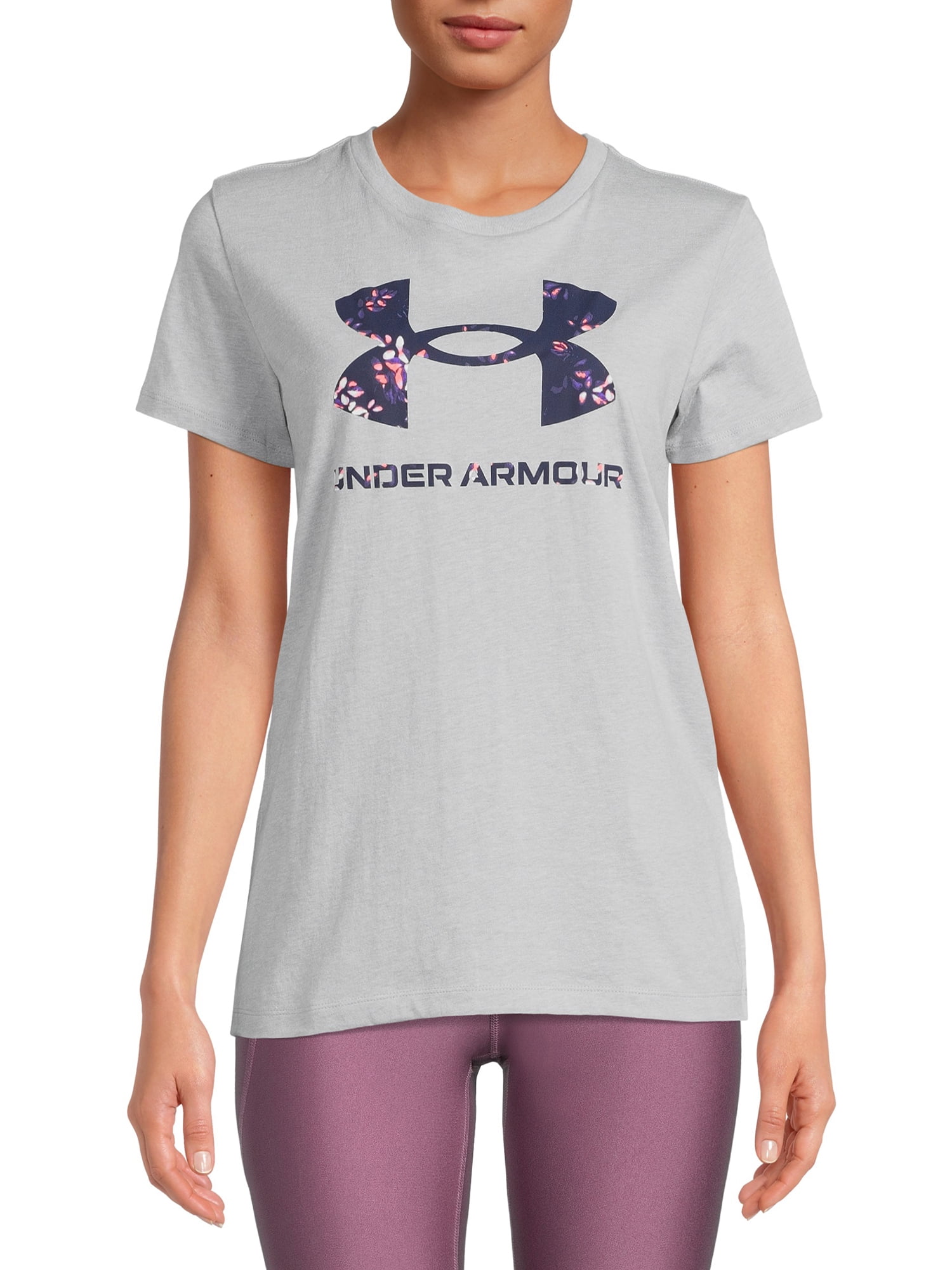 Under Armour Women's Live Sportstyle Graphic Crew Tee with Short Sleeves