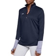 thumbnail image 1 of Under Armour Women's Locker 1/2 Zip Long Sleeve Shirt, 1 of 6