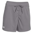 thumbnail image 1 of Under Armour Women's Matchup Short White Stripe Loose Fit (Graphite Gray M), 1 of 2