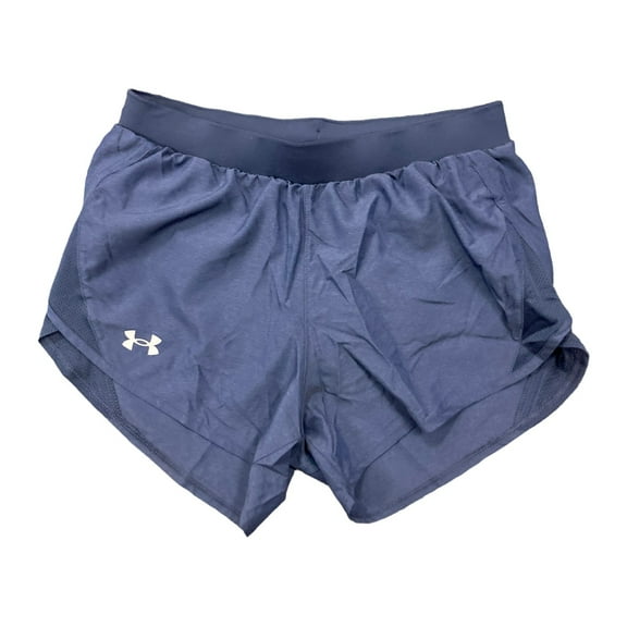 Under Armour Women's Mesh Detail Moisture Wicking Fly-By 2.0 Running Shorts (Navy, XS)