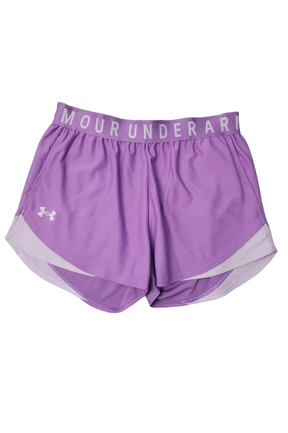 Women's Moisture Wicking Play Up 3.0 Gym Shorts, 3" Inseam, 1344552 (Lavender, XXL)