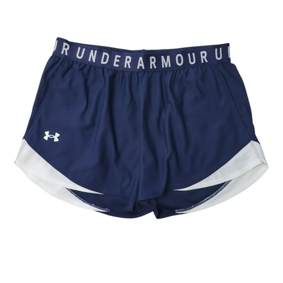 Under Armour Women's Moisture Wicking Play Up 3.0 Gym Shorts, 3" Inseam, 1344552 (Navy (410), S)