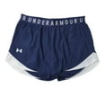 thumbnail image 1 of Under Armour Women's Moisture Wicking Play Up 3.0 Gym Shorts, 3" Inseam, 1344552 (Navy (410), XL), 1 of 2