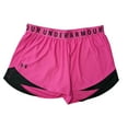 thumbnail image 1 of Under Armour Women's Moisture Wicking Play Up 3.0 Gym Shorts, 3" Inseam, 1344552 (Pink, XL), 1 of 1