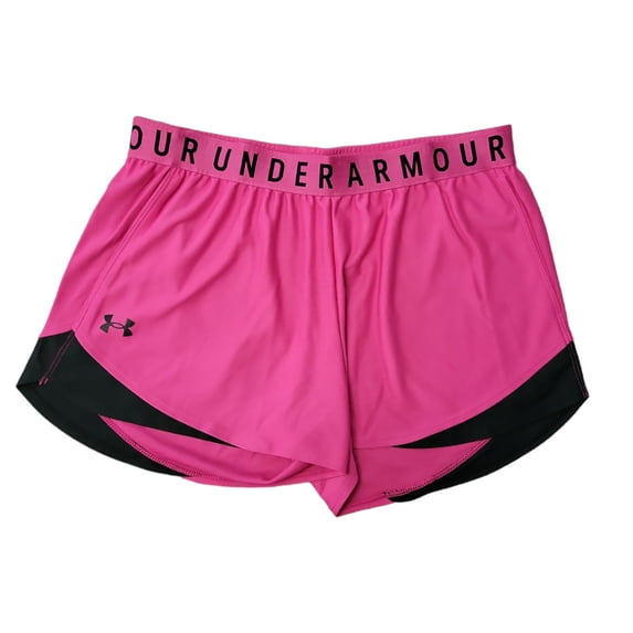 Under Armour Women's Moisture Wicking Play Up 3.0 Gym Shorts, 3" Inseam, 1344552 (Pink, XS)