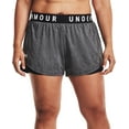 thumbnail image 1 of Under Armour Women's Play Up 3.0 3\&q; Shorts (Black, 1X), 1 of 3