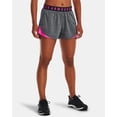 thumbnail image 1 of Under Armour Women's Play Up 3.0 3\&q; Shorts (Black/Rebel Pink, XXL), 1 of 1