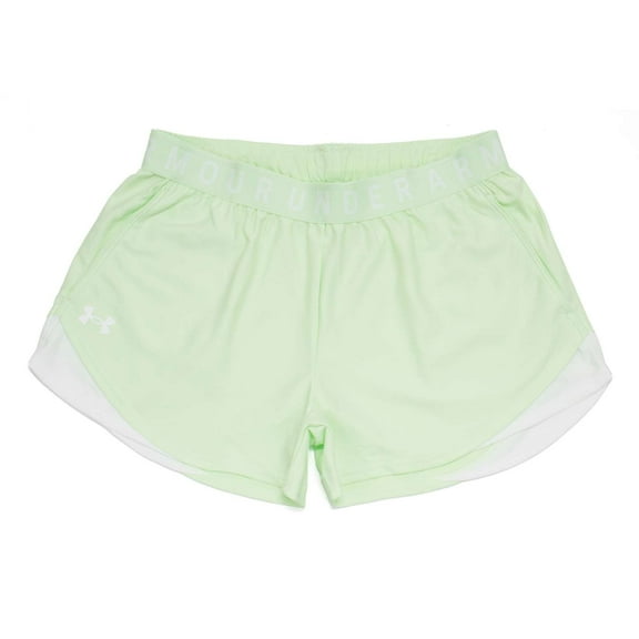 Under Armour Women's Play Up Shorts 3.0, Phosphor Green,S - US