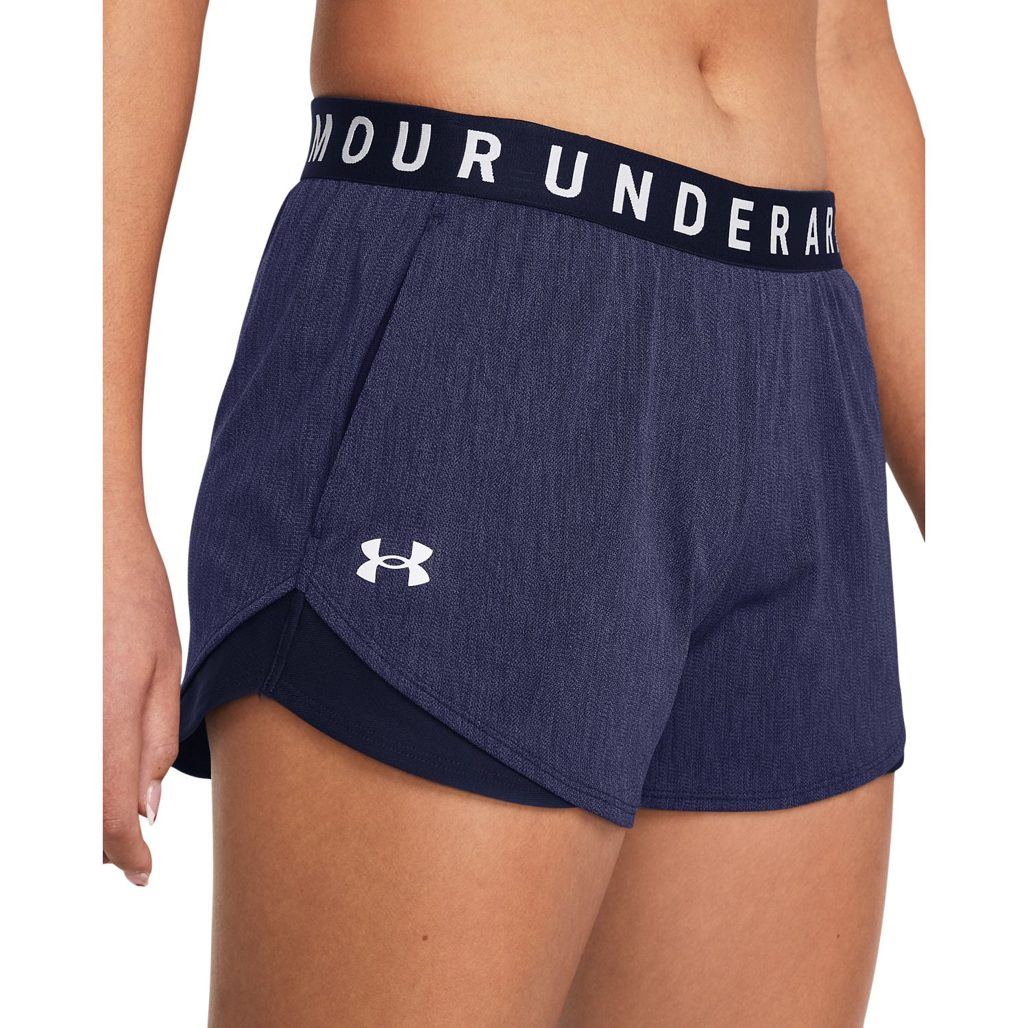 アンダーアーマー レディース ショートパンツ トレーニングパンツ Under Armour Play Up Shorts 3.0 - Midnight Navy/White Under-Armour-Women-s-Play-Up-