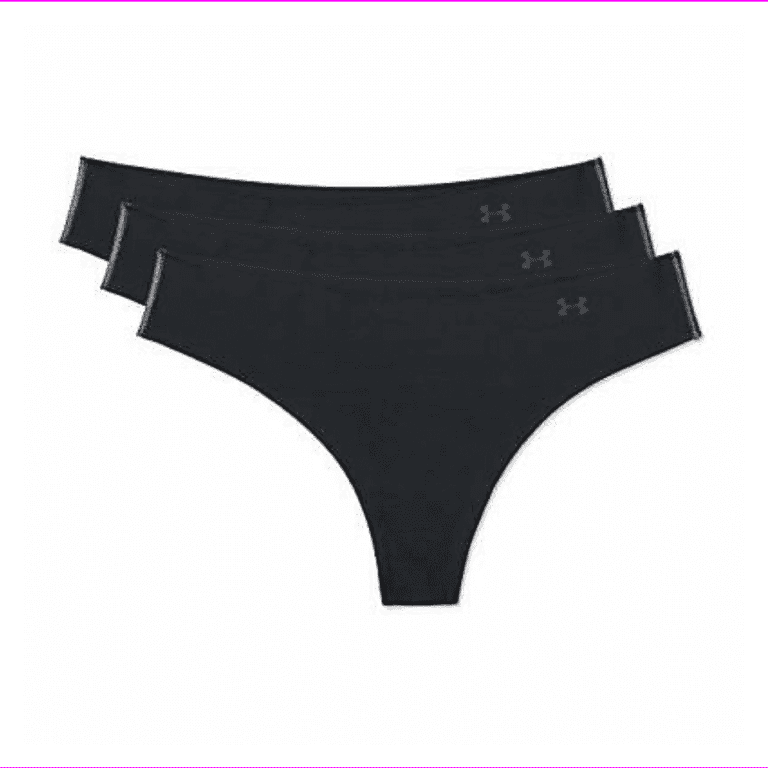 Under Armour UA Pure Stretch Thong 3-Pack XL Black