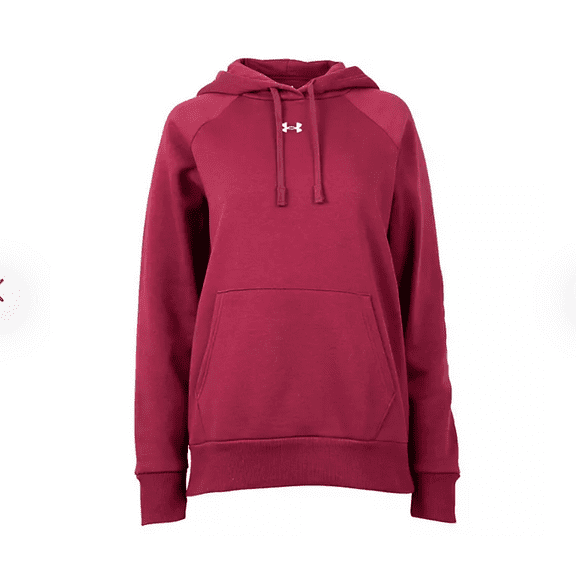 Under Armour Women's Rival Fleece Hoodie (Maroon) (X-Small)